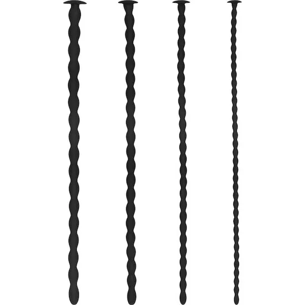 Shots-Ouch-Advanced-Urethral-Sounding-Silicone-Spiral-Plug-Set-Black