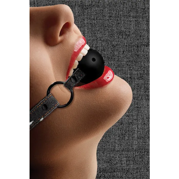 Shots-Ouch-Breathable-Ball-Gag-w-Denim-Straps-Black