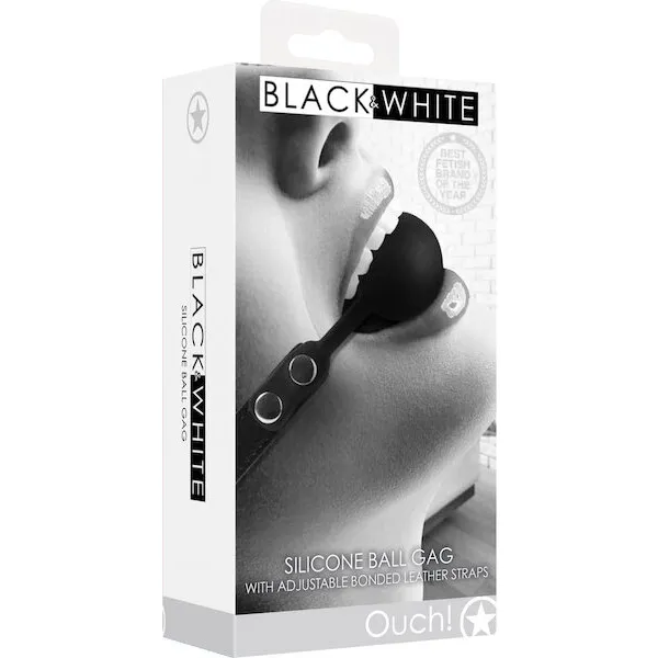 Shots-Ouch-Black-and-White-Silicone-Ball-Gag-Black