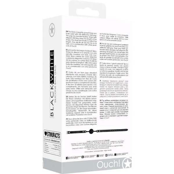 Shots-Ouch-Black-and-White-Silicone-Ball-Gag-Black