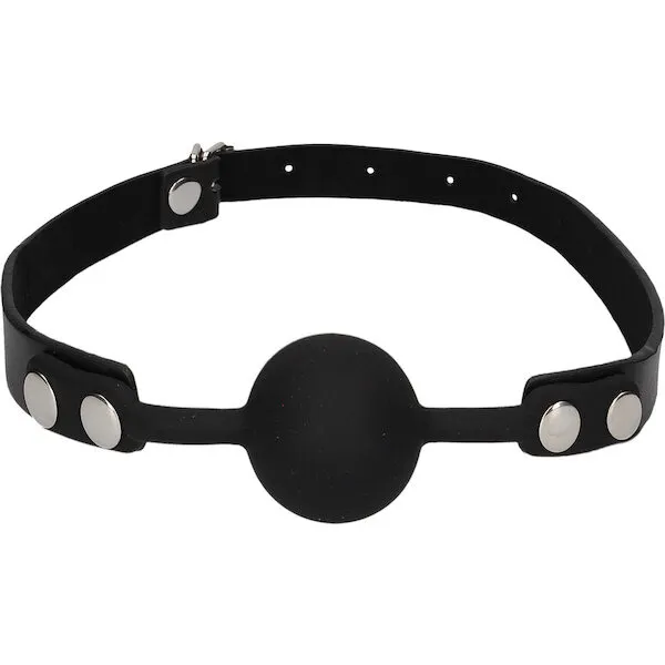 Shots-Ouch-Black-and-White-Silicone-Ball-Gag-Black