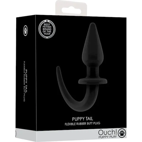 Shots-Ouch-Puppy-Play-Tail-Butt-Plug-Black