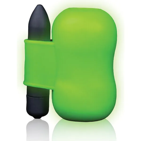 Shots Ouch Vibrating Masturbator - Glow in the Dark