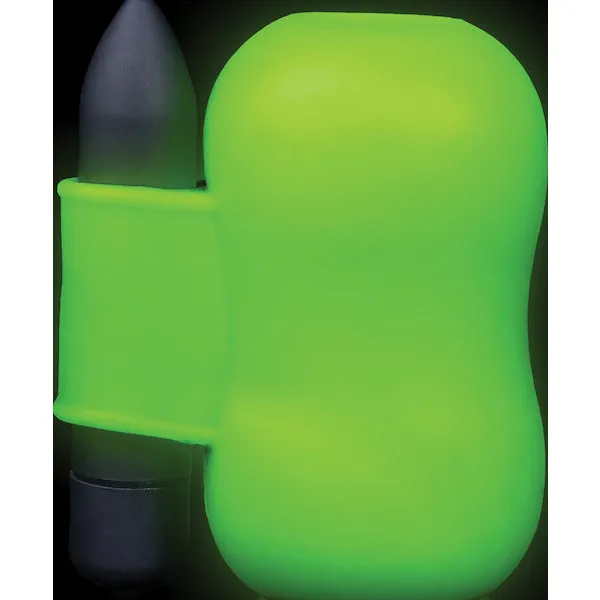 Shots Ouch Vibrating Masturbator - Glow in the Dark