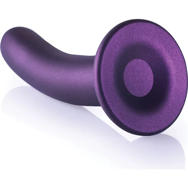 Shots-Ouch-7-inch-Smooth-G-Spot-Dildo-Metallic-Purple