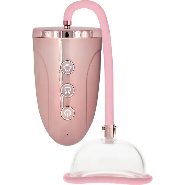 Shots-Pumped-Automatic-Rechargeable-Pussy-Pump-Set-Rose-Gold