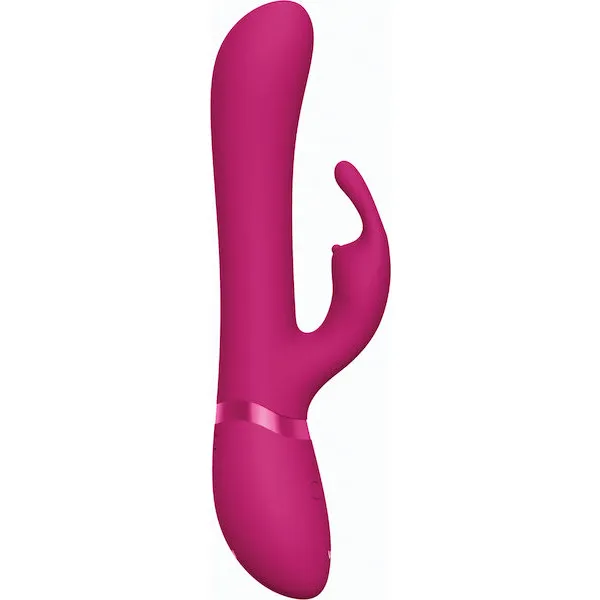 Shots-Vive-Chou-G-Spot-Rabbit-w-Interchangeable-Clitoral-Attachments-Pink