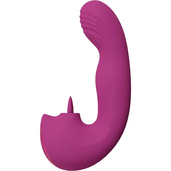 Shots Yumi Triple Action G-Spot Vibrator &amp; Stimulator - Pink