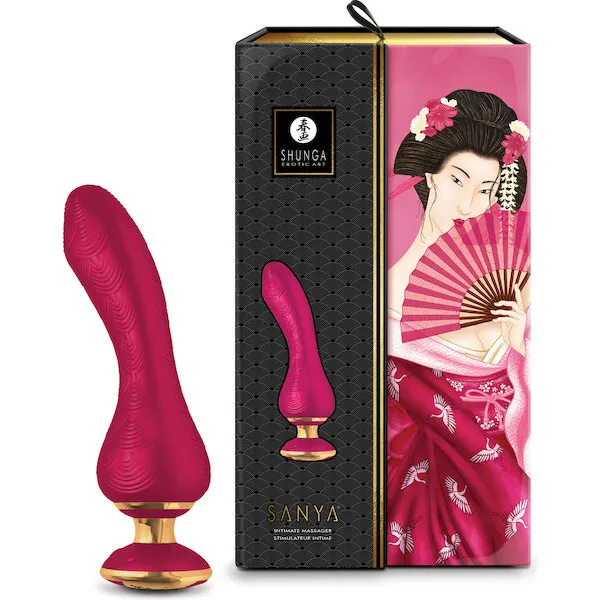 Shunga-Sanya-Intimate-Massager-Raspberry