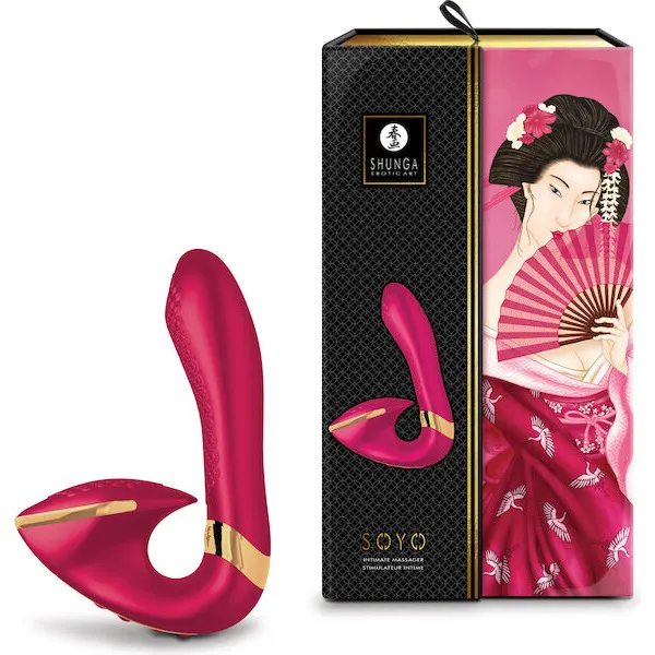 Shunga Soyo Intimate Massager - Raspberry