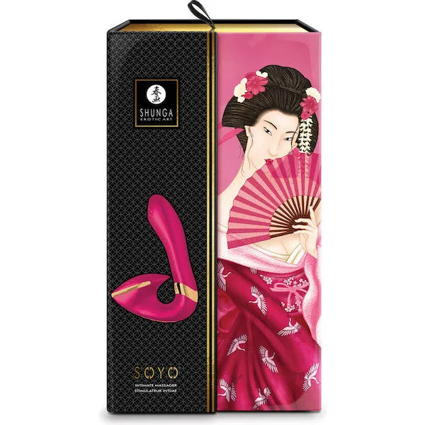Shunga Soyo Intimate Massager - Raspberry