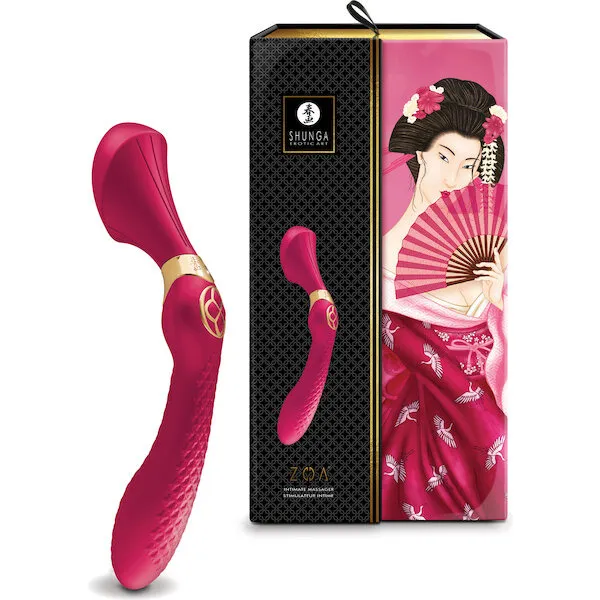 Shunga-Zoa-Intimate-Massager-Raspberry