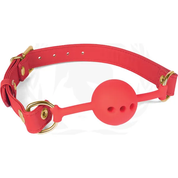 Spartacus-Silicone-Ball-Gag-w-Red-PU-Straps-46-mm