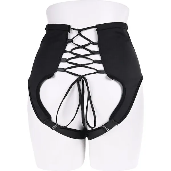 Sportsheets-High-Waisted-Strap-On-Corset-Black