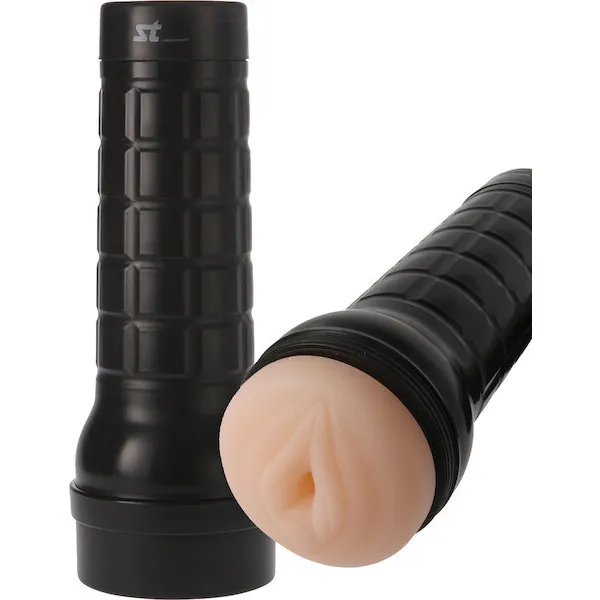 MALESATION-Horny-Pussy-Masturbator-Black-Case-Ivory