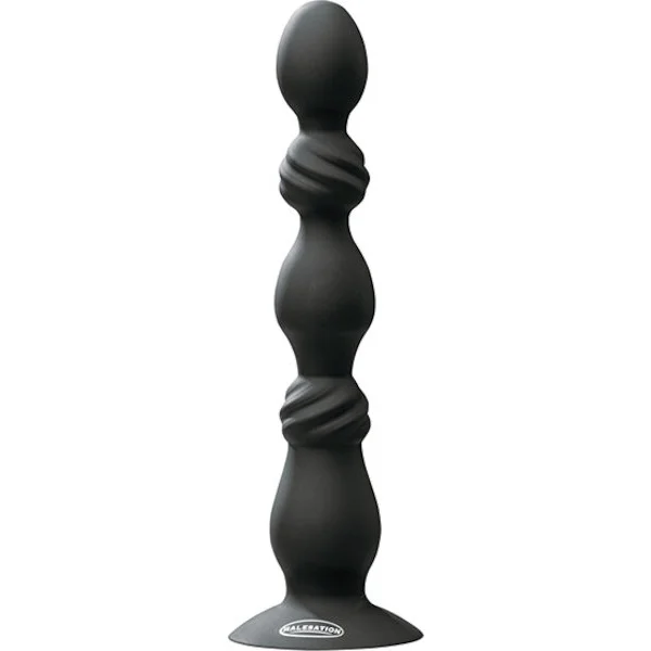 Malesation-Vibro-Long-Anal-Drill-Black