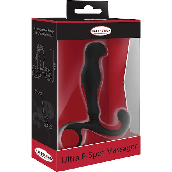 MALESATION-Ultra-P-Spot-Massager-Black
