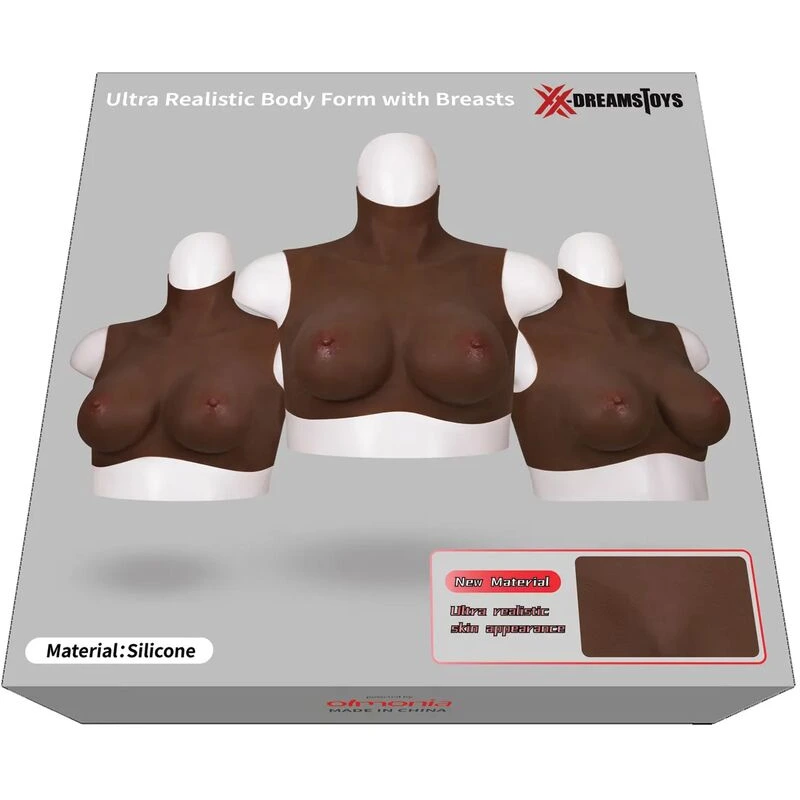 XX-DREAMTOYS-Ultra-Realistic-H-Cup-Breast-Form-Extra-Large-Black