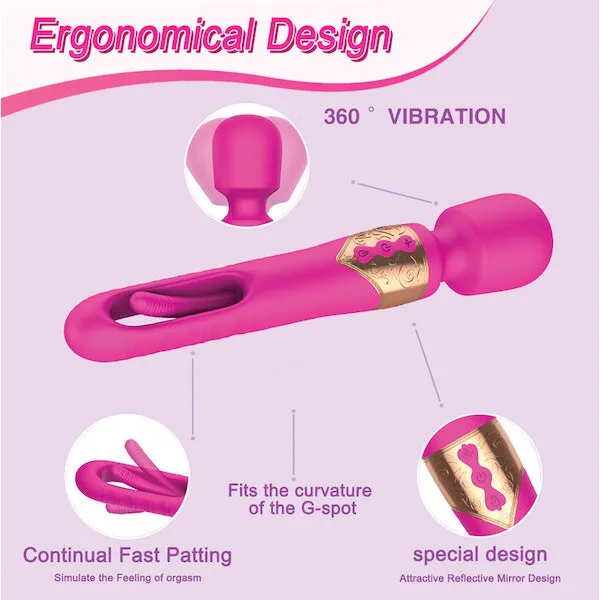 Ellie Flicking Wand - Hot Pink