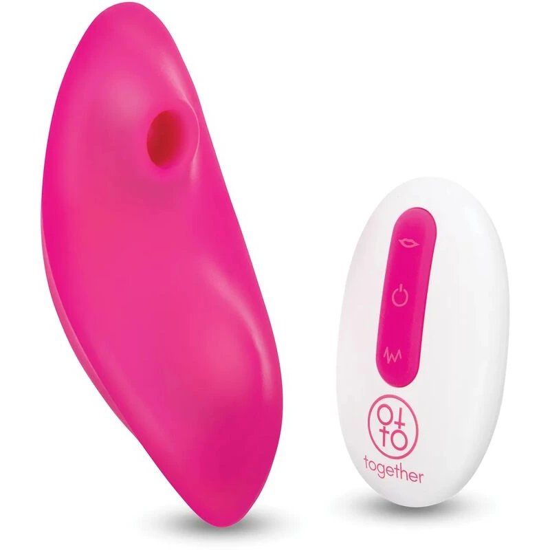 Together Suck n' Go Remote Controlled Panty Vibrator - Pink