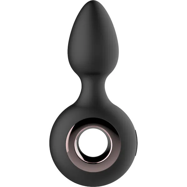 Gender Fluid Tremor Ring Plug Anal Vibe - Black