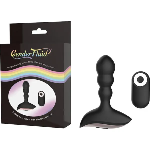 Gender-Fluid-Shake-Anal-Vibe-w-Remote-Black