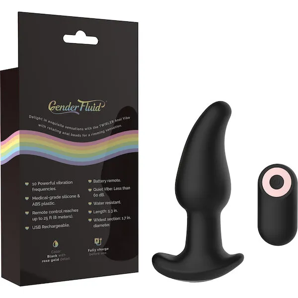 Gender-Fluid-Twirler-Anal-Vibe-w-Remote-Black