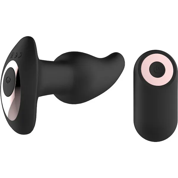 Gender-Fluid-Twirler-Anal-Vibe-w-Remote-Black