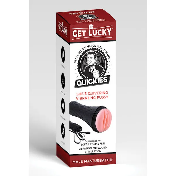 Get Lucky Quickies She's Quivering Vibrating Pussy Masturbator
