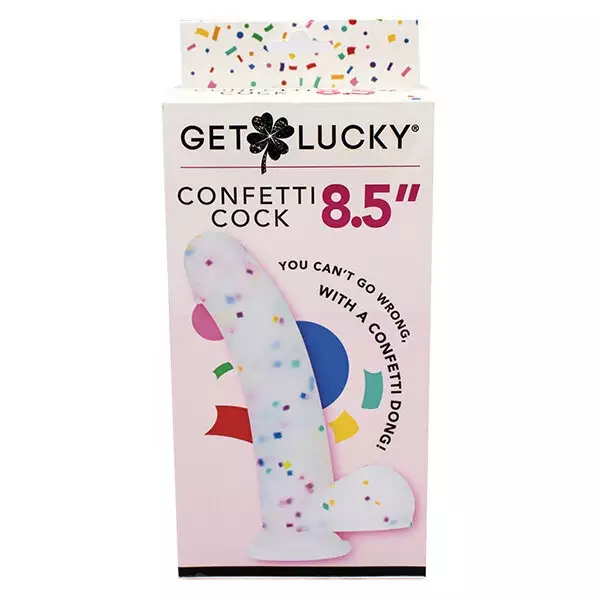 Get-Lucky-8-5-inch-Real-Skin-Confetti-Cock-Multi-Color