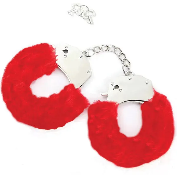 Hello-Sexy-Bound-By-Bliss-Fuzzy-Wrist-Cuffs-Tiger-Lily