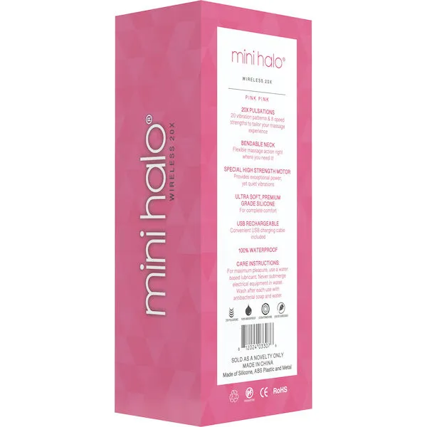 Mini Halo Wireless 20x Wand - Pink Pink