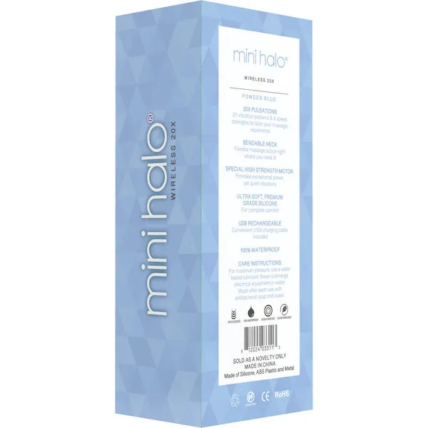 Mini Halo Wireless 20x Wand - Powder Blue