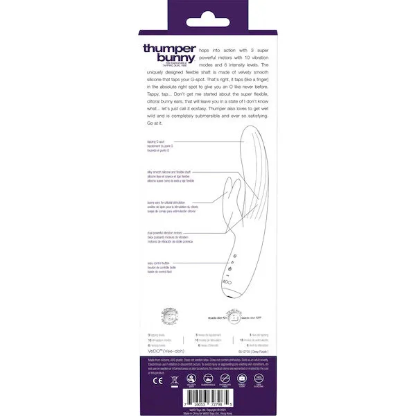 VeDO-Thumper-Bunny-Rechargeable-Dual-Vibe-Deep-Purple