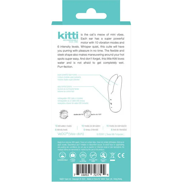 VeDO-Kitti-Rechargeable-Dual-Vibe-Tease-Me-Turquoise
