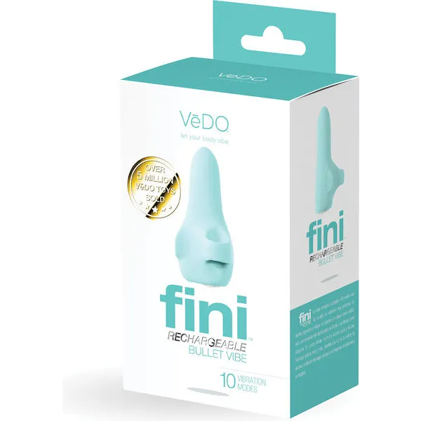 VeDO Fini Rechargeable Bullet Vibe - Turquoise