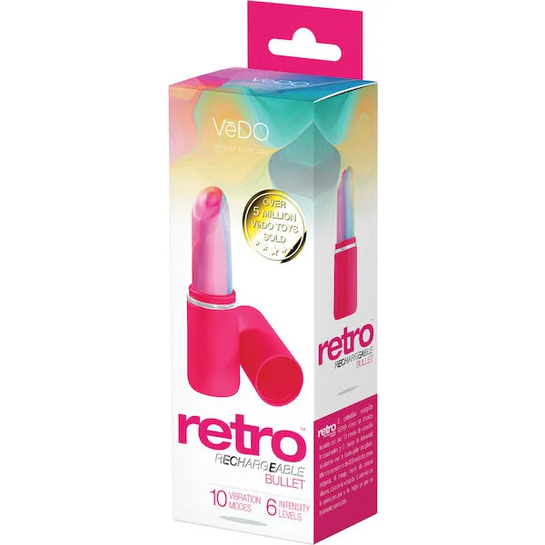 VeDO-Retro-Rechargeable-Bullet-Lip-Stick-Vibe-Pink