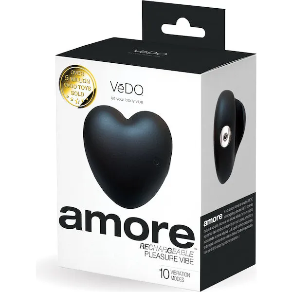 VeDo Amore Rechargeable Pleasure Vibe - Black