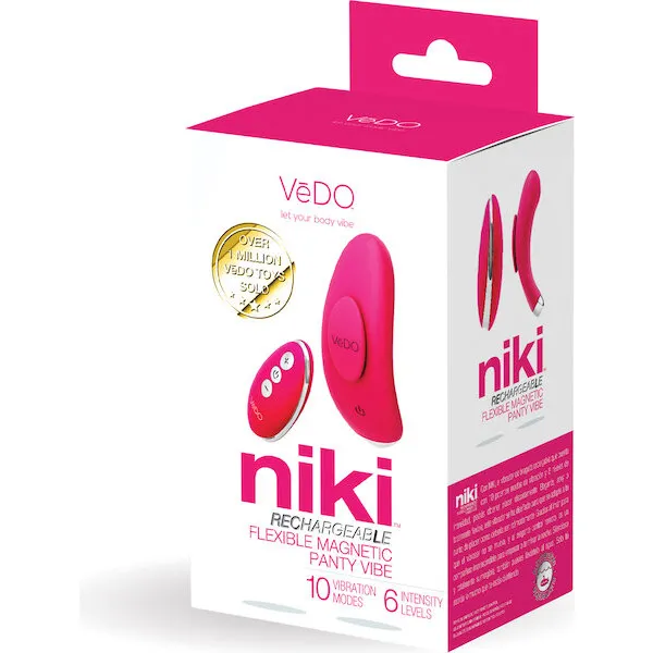 VeDO Niki Rechargeable Panty Vibe - Foxy Pink
