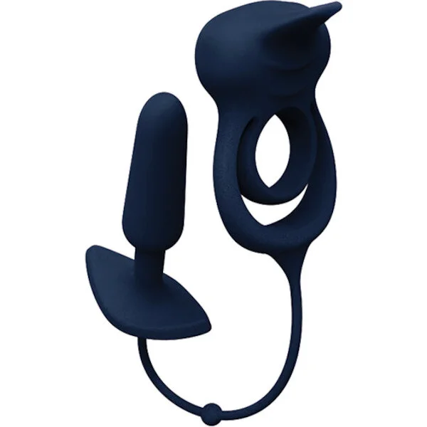 VeDO-Humper-Rechargeable-Dual-C-Ring-w-Anal-Plug-Black