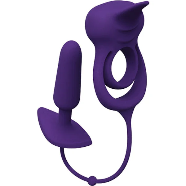 VeDO-Humper-Rechargeable-Dual-C-Ring-w-Anal-Plug-Purple
