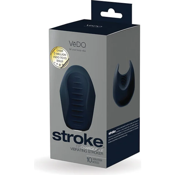 VeDO Stroke Rechargeable Vibrating Stroker - Black