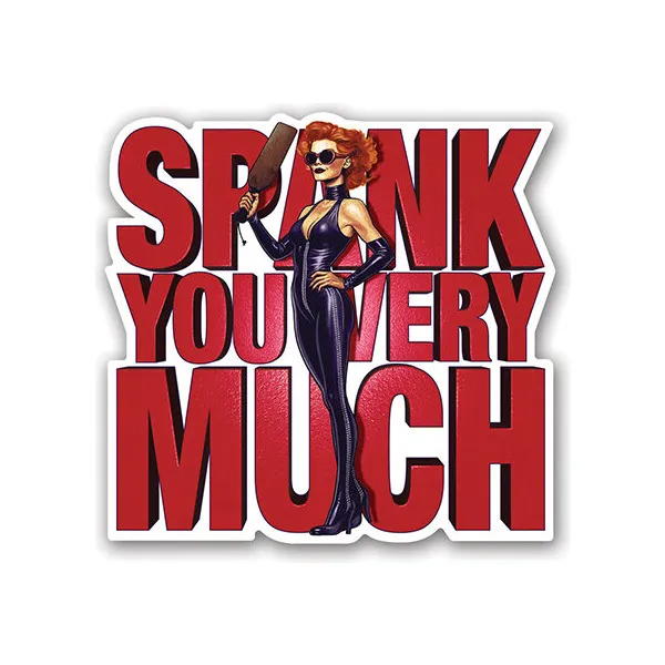 Spank-You-Very-Much-Sticker