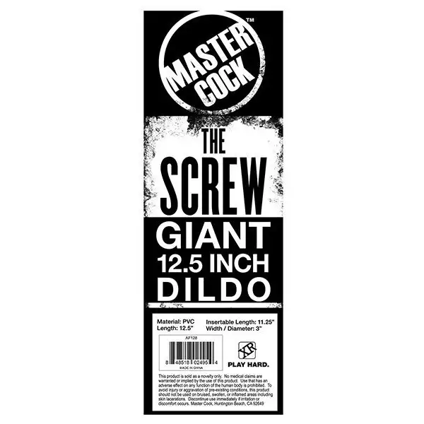 Master-Cock-The-Screw-Giant-12-5-inch-Dildo