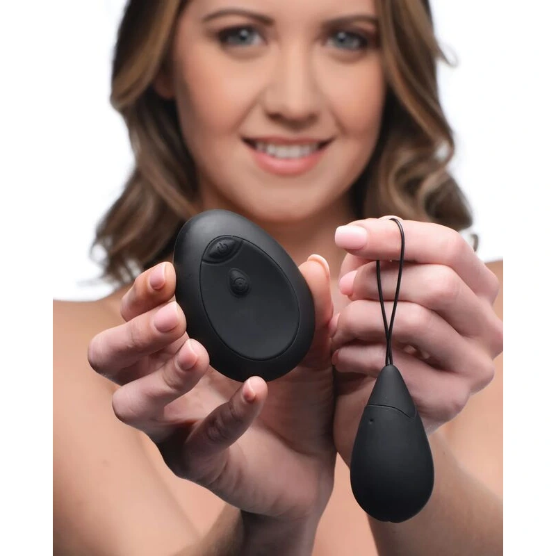 Bang! 10X Silicone Vibrating Egg - Black