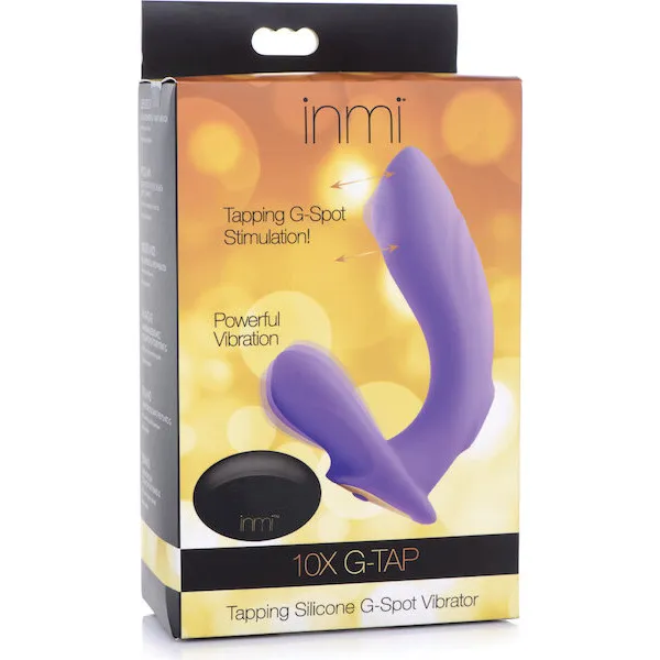 Inmi-10x-G-Tap-Tapping-Silicone-G-Spot-Vibrator-Purple