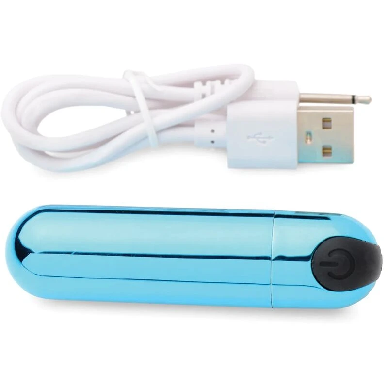 Bang-10X-Rechargeable-Vibrating-Metallic-Bullet-Blue