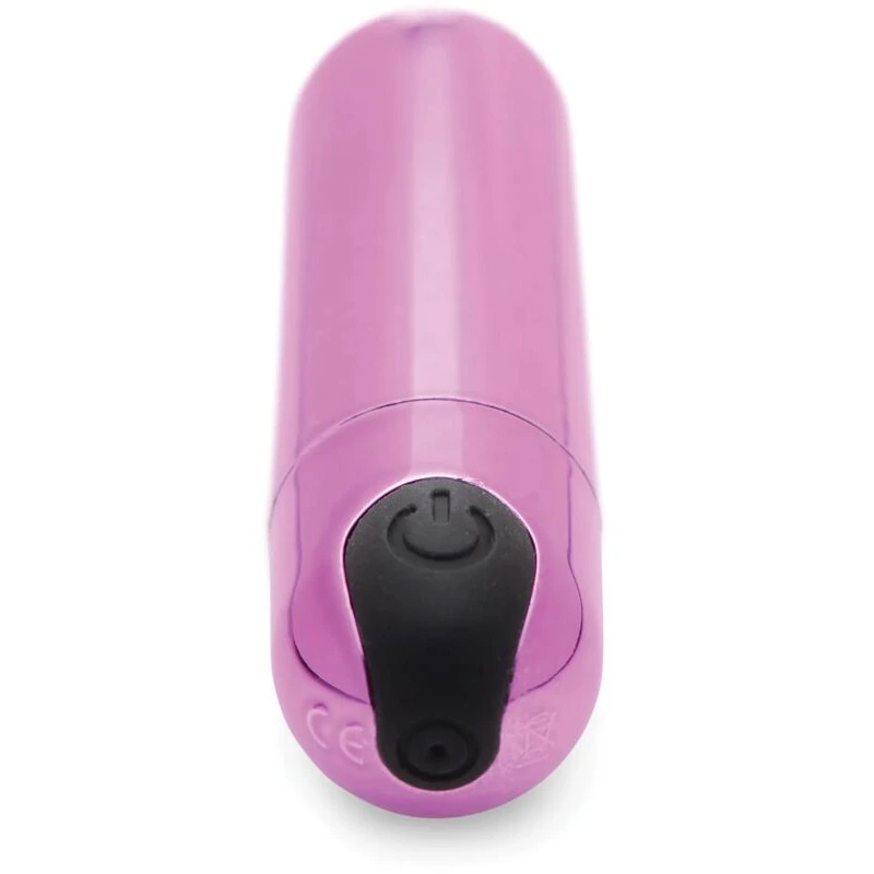 Bang! 10X Rechargeable Vibrating Metallic Bullet - Purple