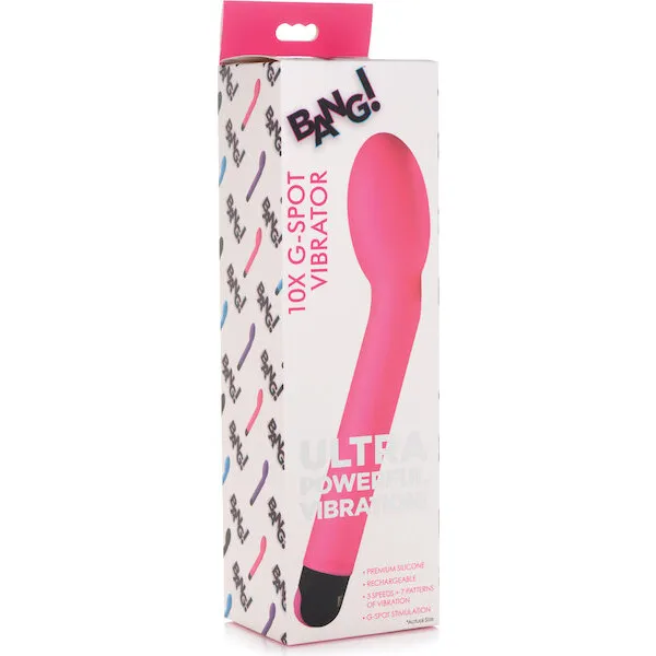 Bang! 10X G Spot Vibrator - Pink