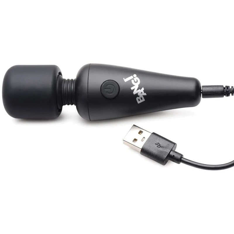 Bang-10X-Vibrating-Mini-Silicone-Wand-Black